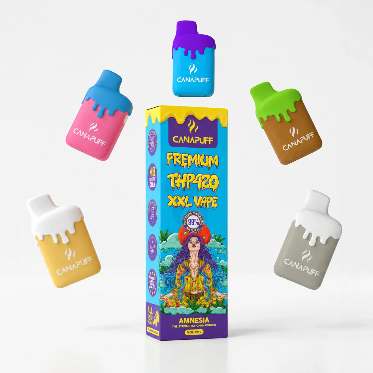 THP420 Vape Amnesia 99 % 2 ml - Image 2