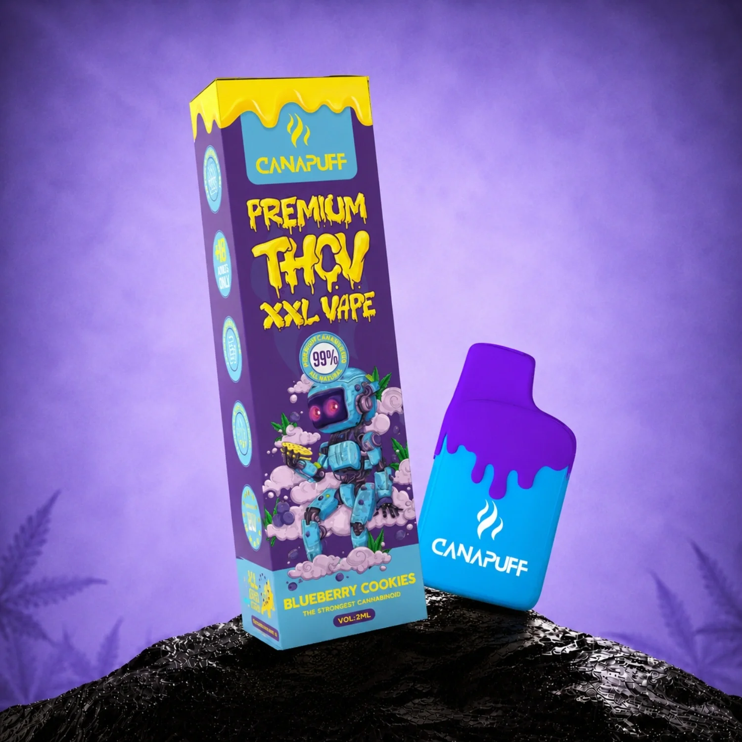 THCv Vape Blaubeere Cookies 99% 2ml