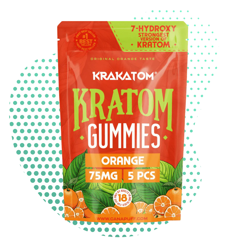 7-Hydroxy Kratom Gummibärchen Orange
