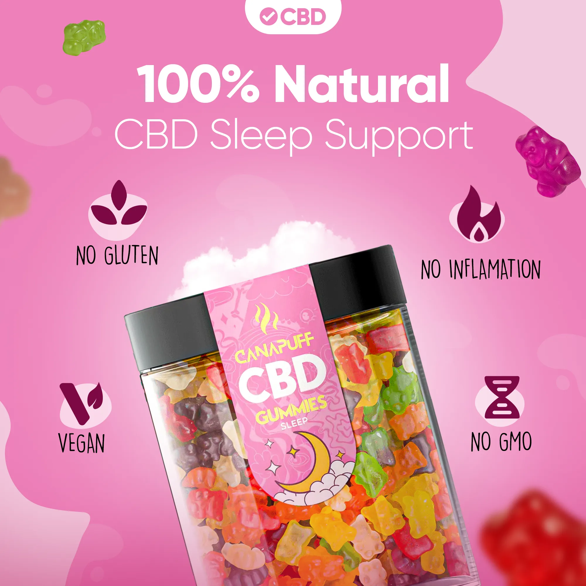 CBD Gummibärchen Schlaf - Image 9