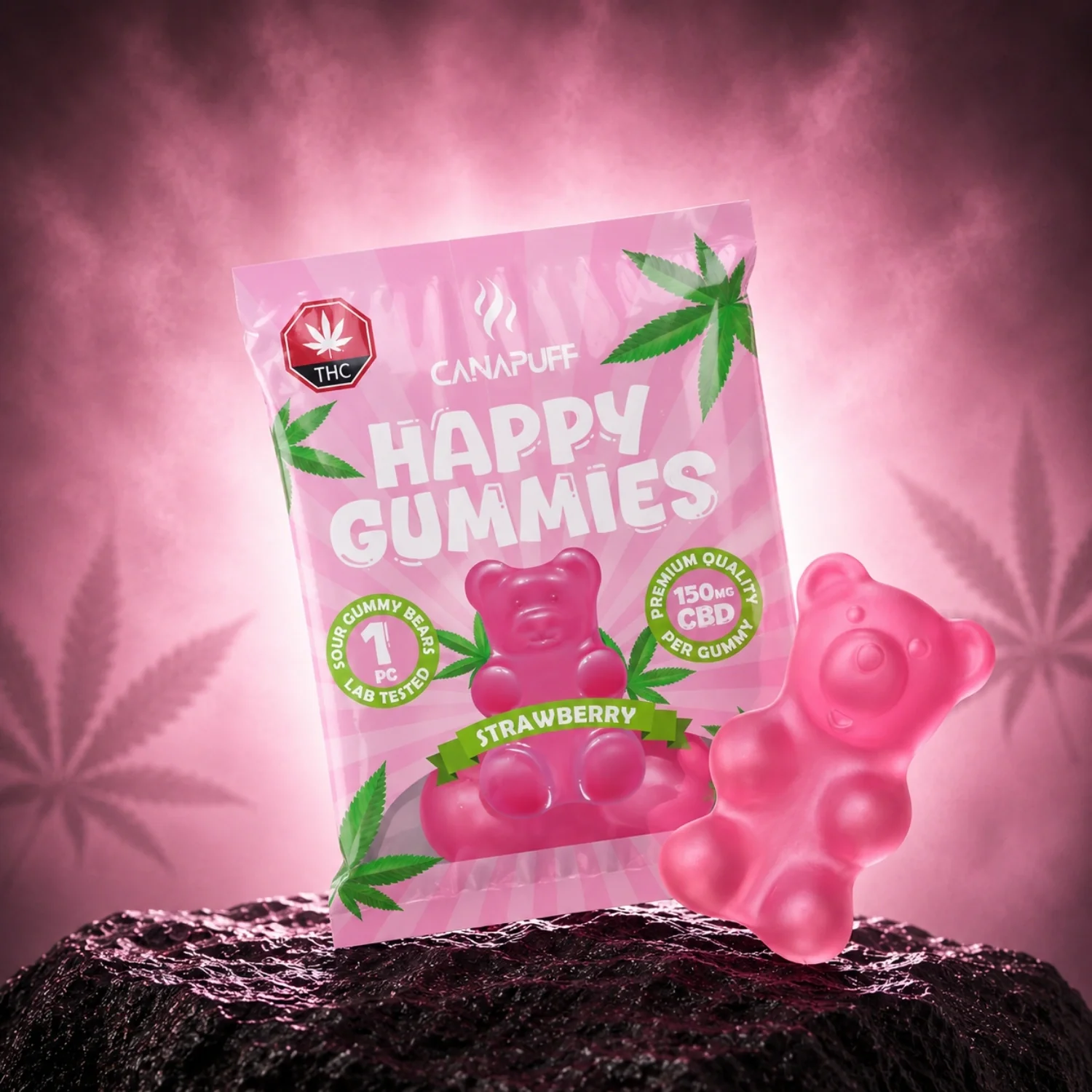 CBD Gummibärchen Strawberry