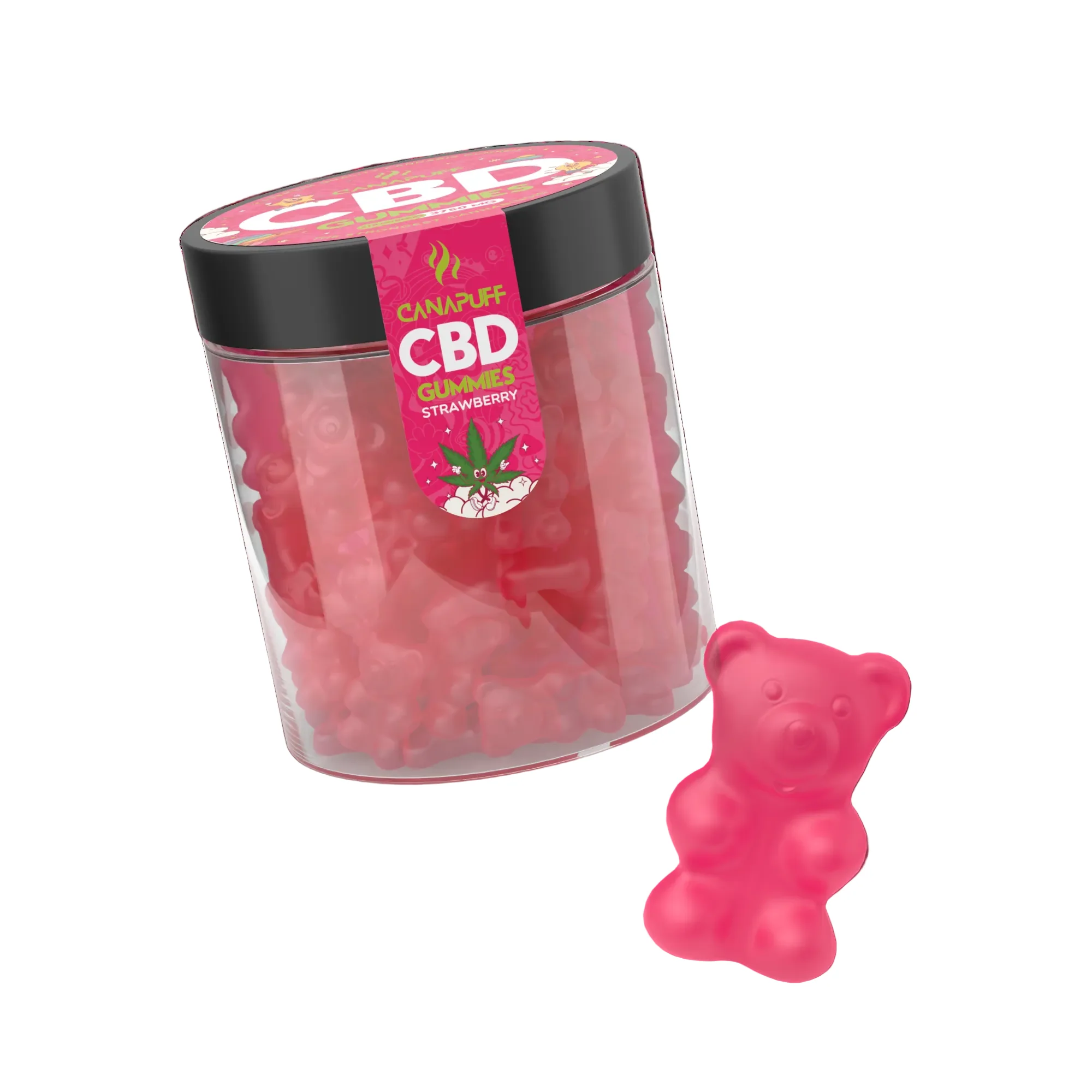 CBD Gummibärchen Strawberry - Image 2