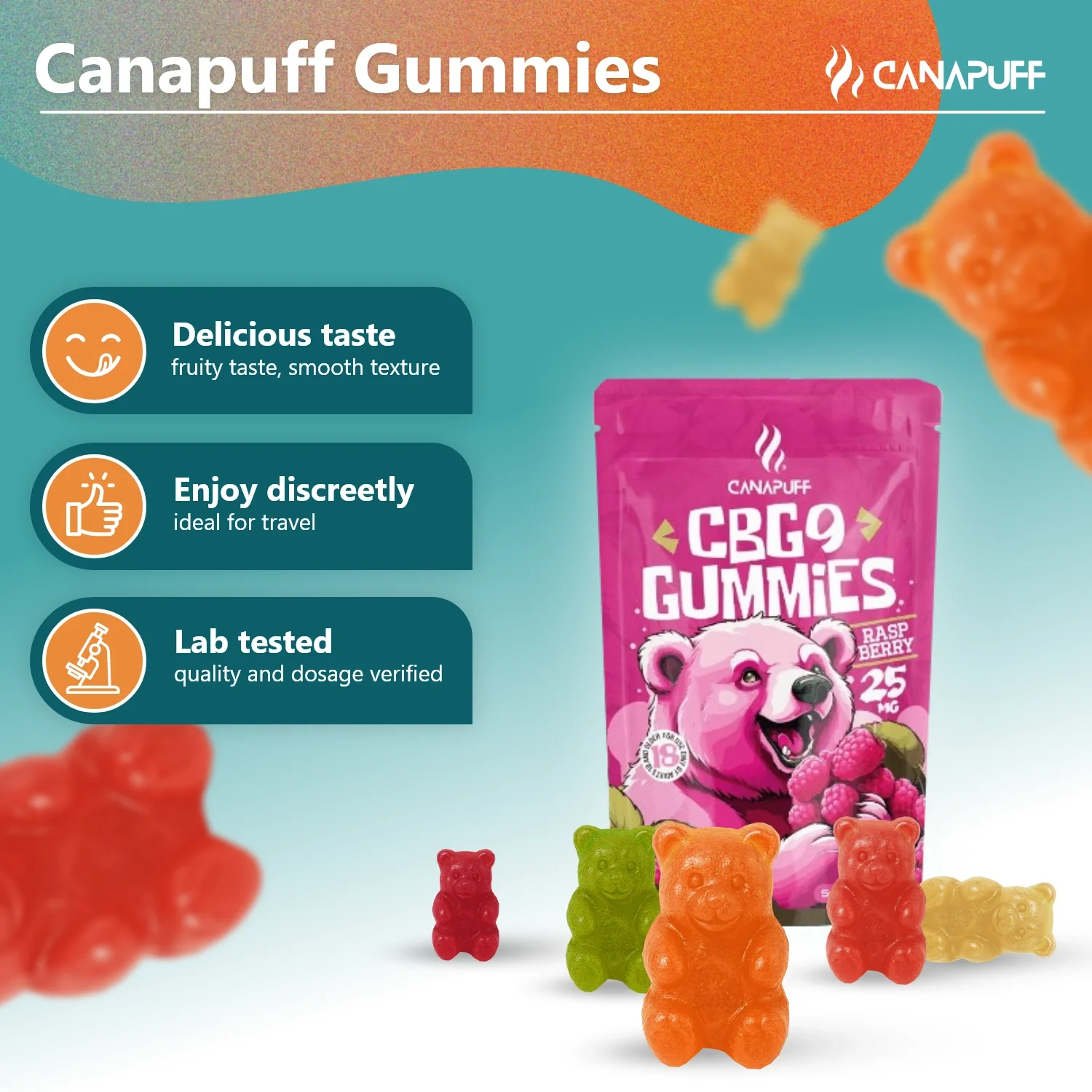 CBG9 Gummibärchen Himbeere - Image 2