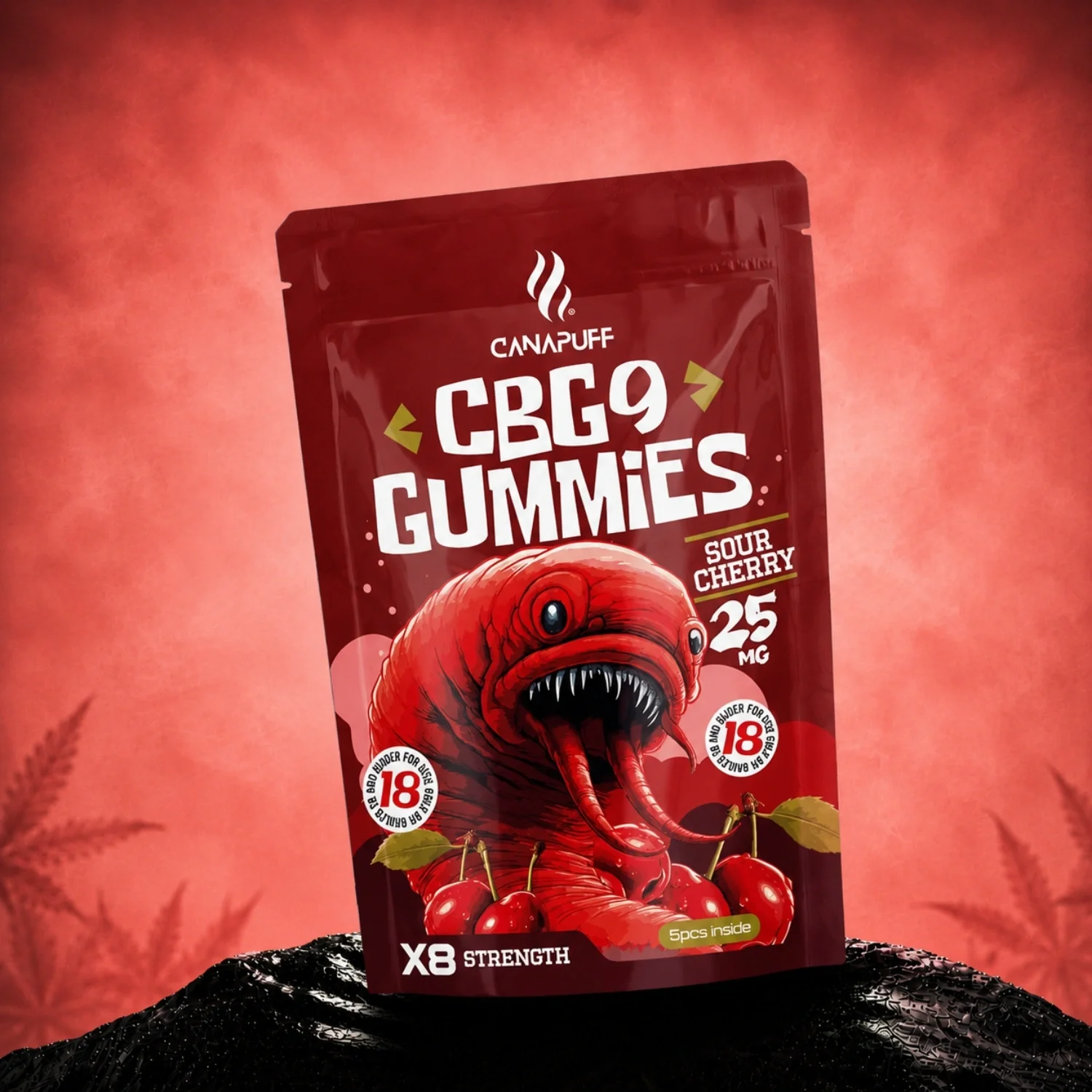 CBG9 Gummibärchen Sauerkirsche