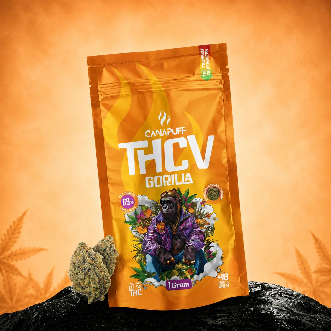 THCv Blüten Gorilla 69%