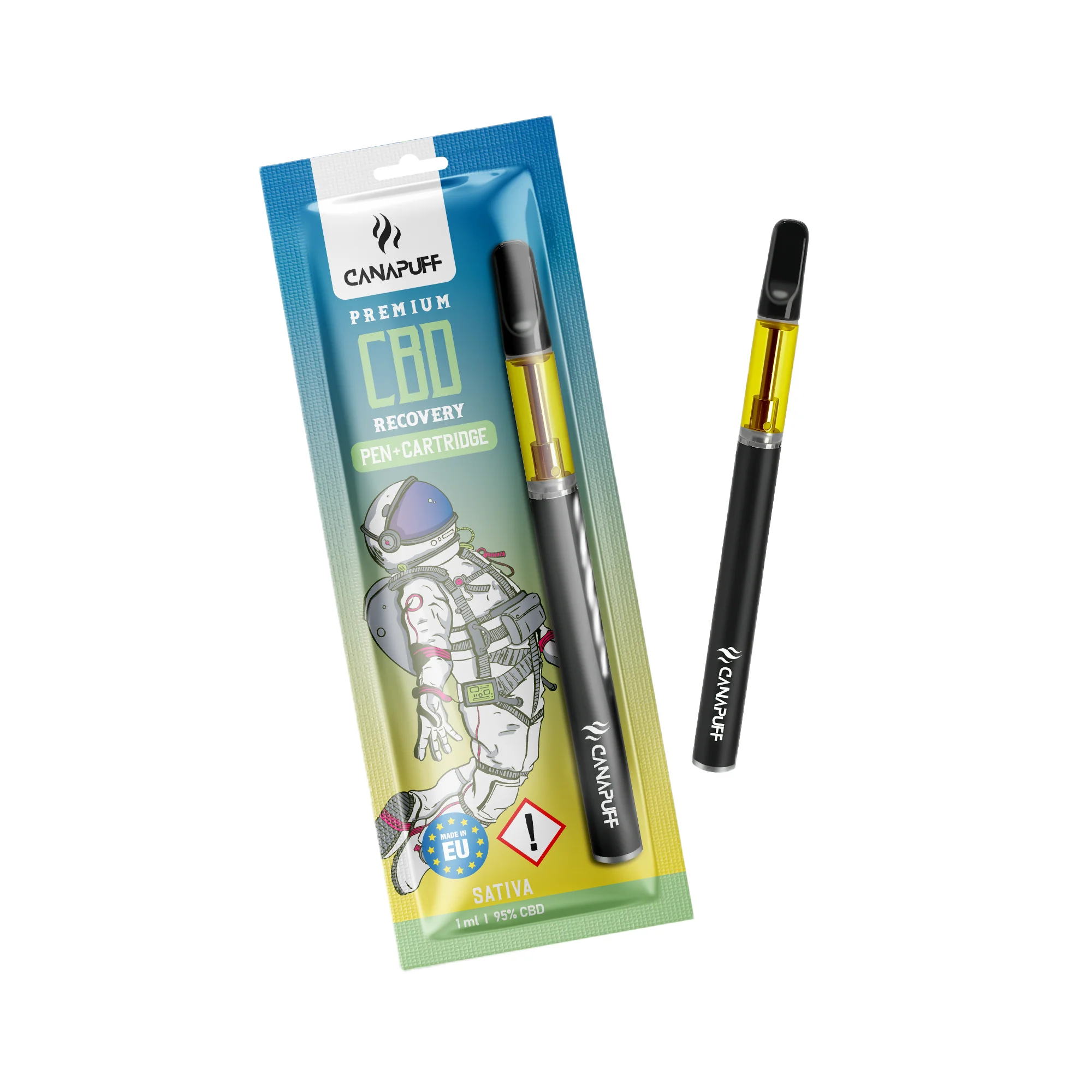 CBD Pen+Kartusche Recovery 95% - Image 2