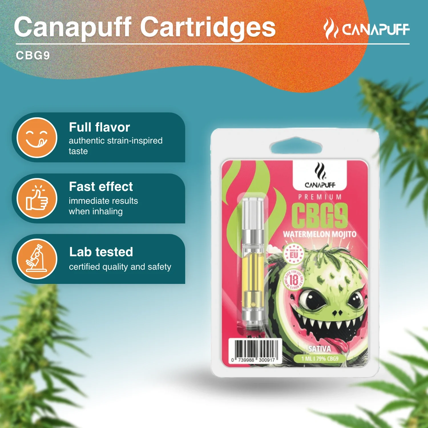 CBG9 Kartusche Watermelon Mojito 79% - Image 2