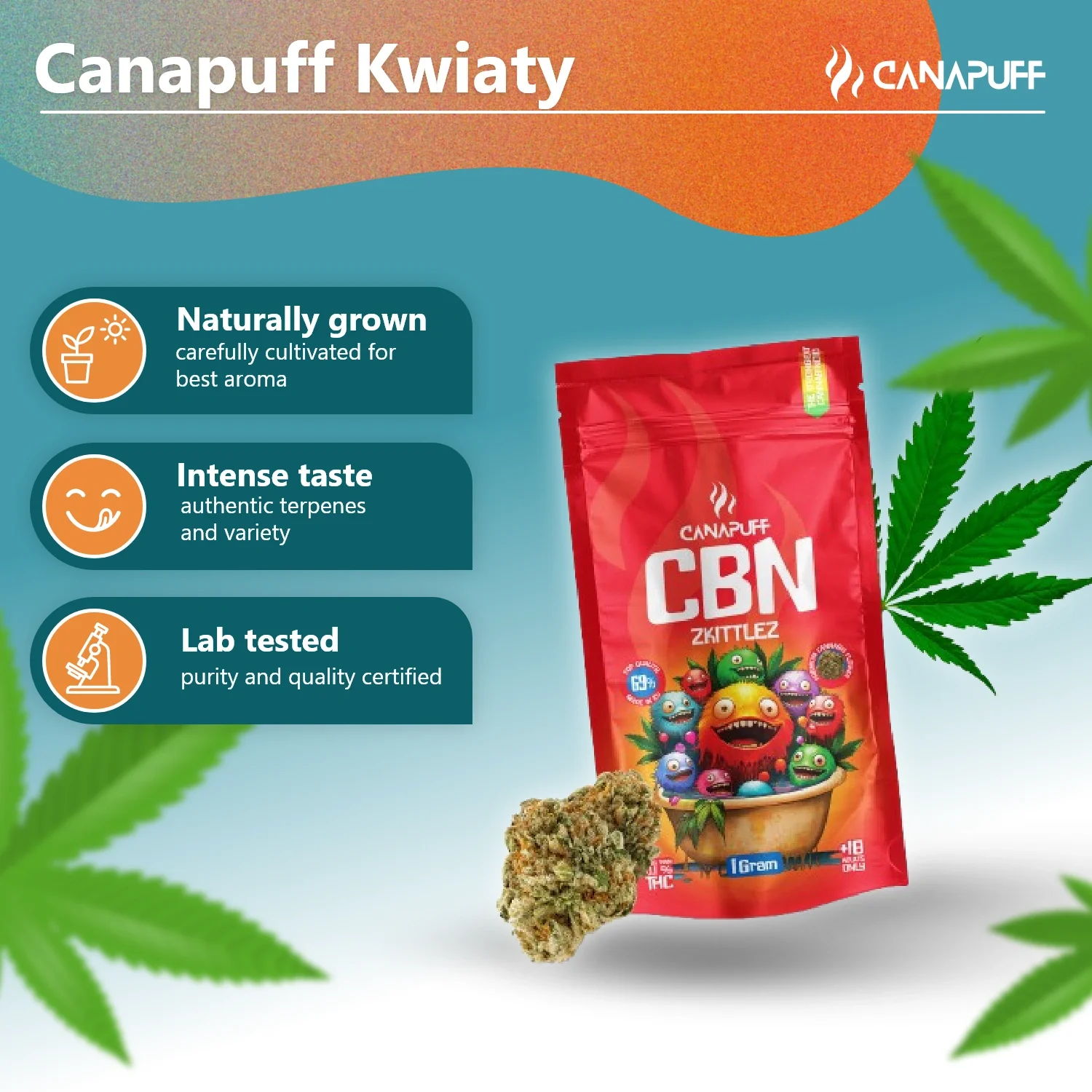 CBN Blüten Zkittlez 69 % - Image 2