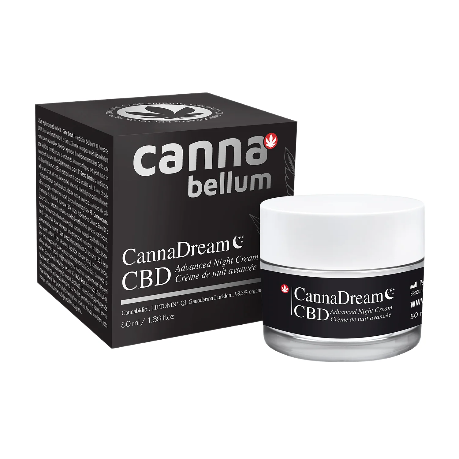 Cannabellum CBD CannaDream Nachtcreme 50ml - Palacio