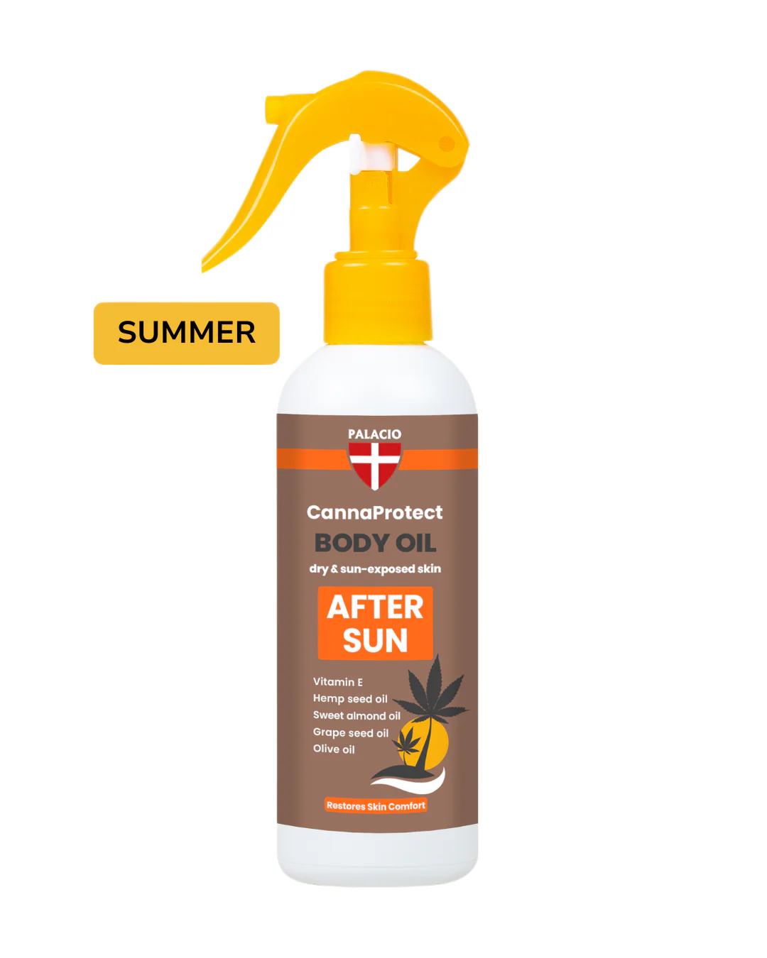 CannaProtect After Sun Körperöl mit Hanf 150ml Palacio