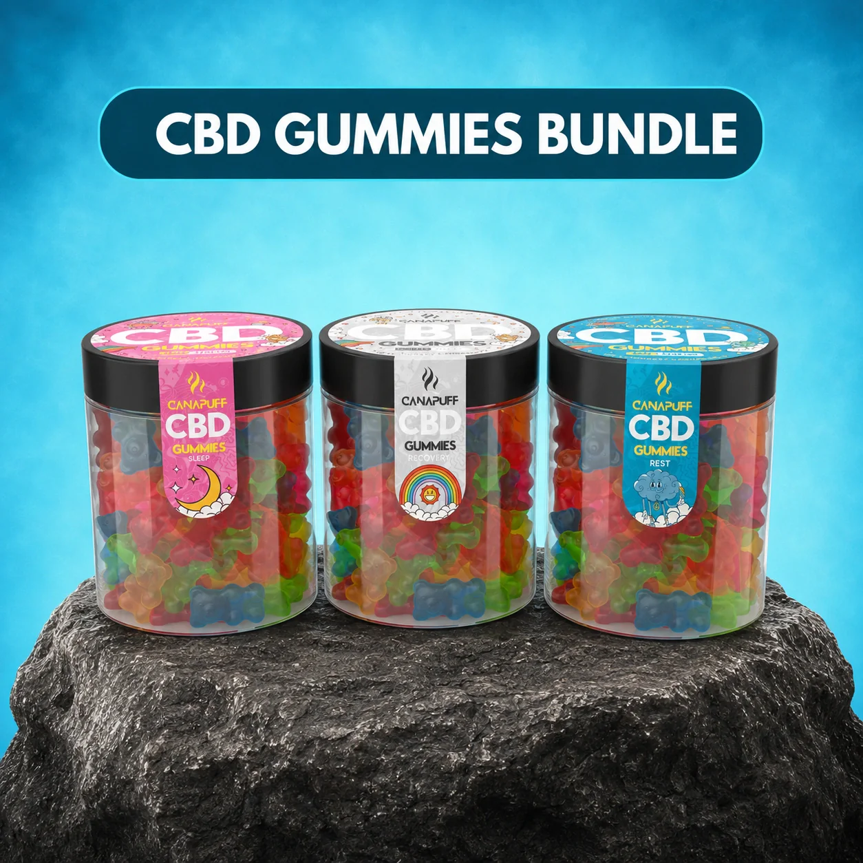 CBD Gummibärchen Bundle (3×10 Stück)