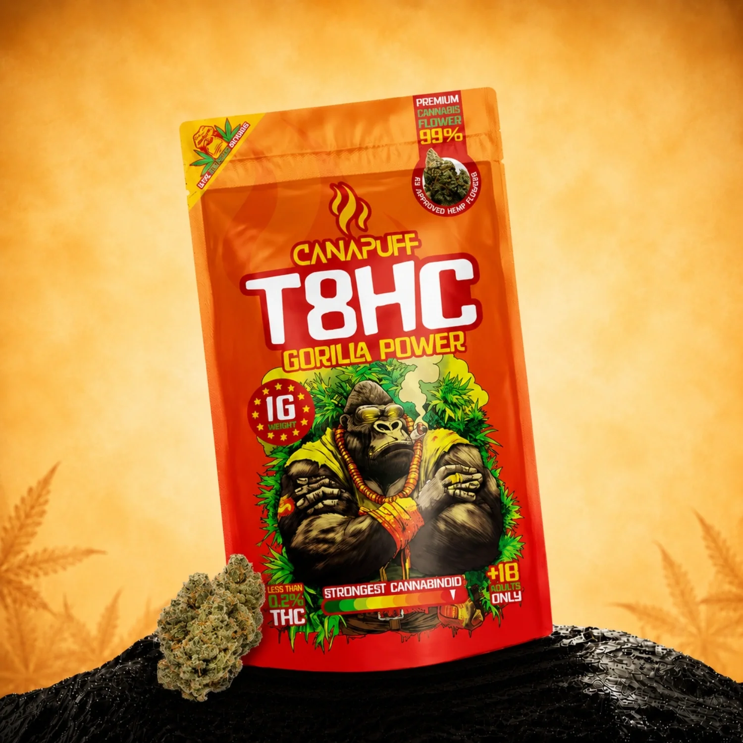 T8HC Blüten Gorilla Power 99%