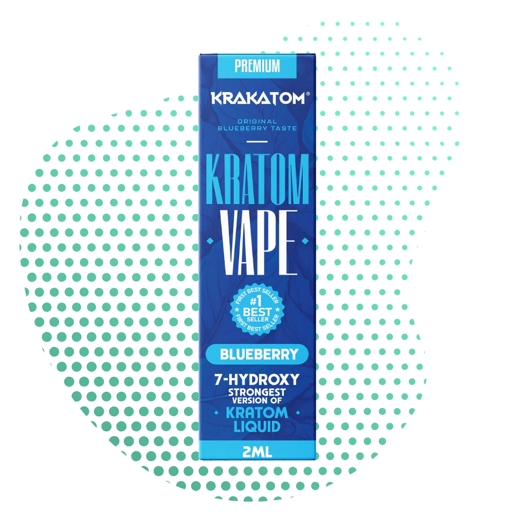 Krakatom 7-Hydroxy Kratom Vape Blaubeere