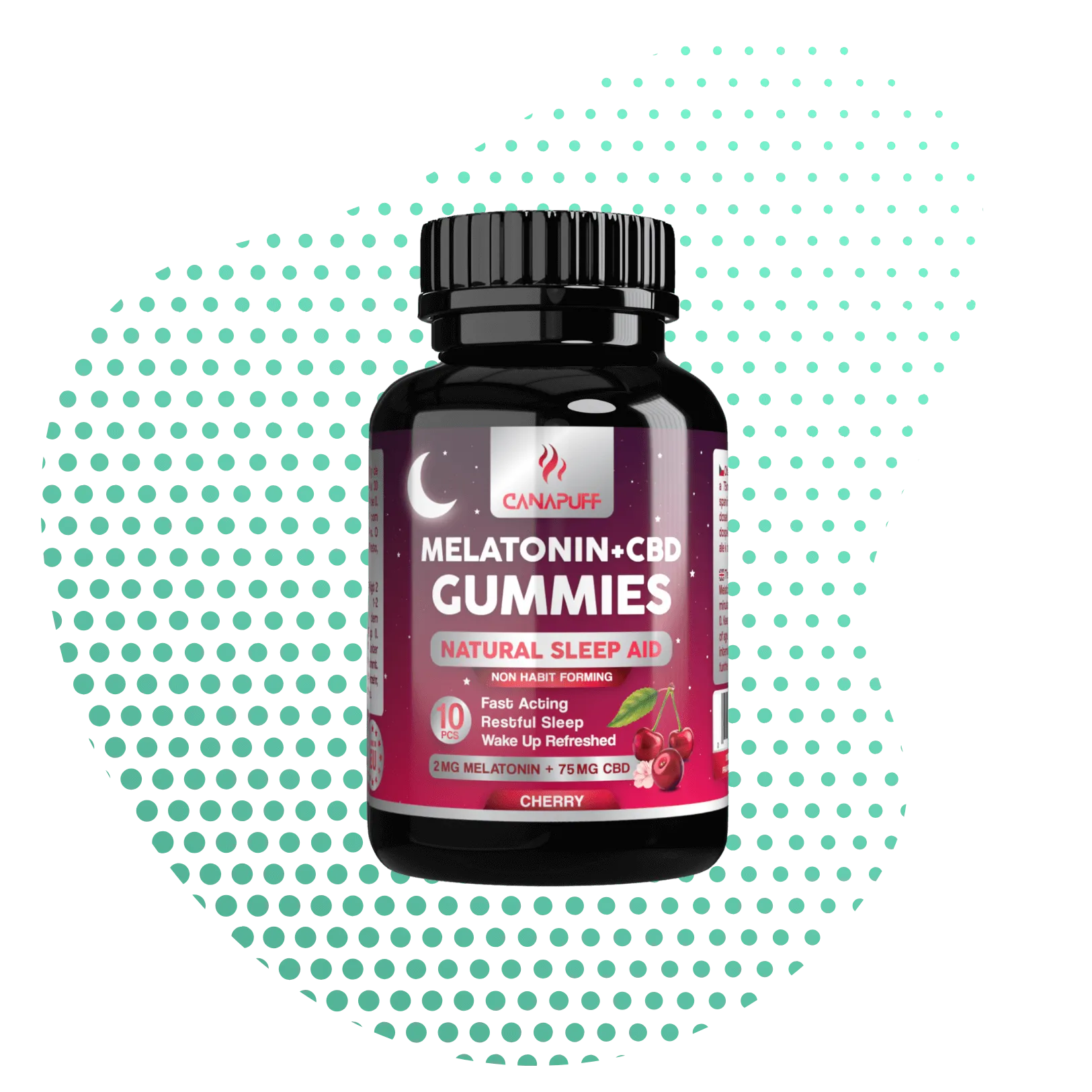 Melatonin+CBD Gummibärchen Kirsche - Image 12