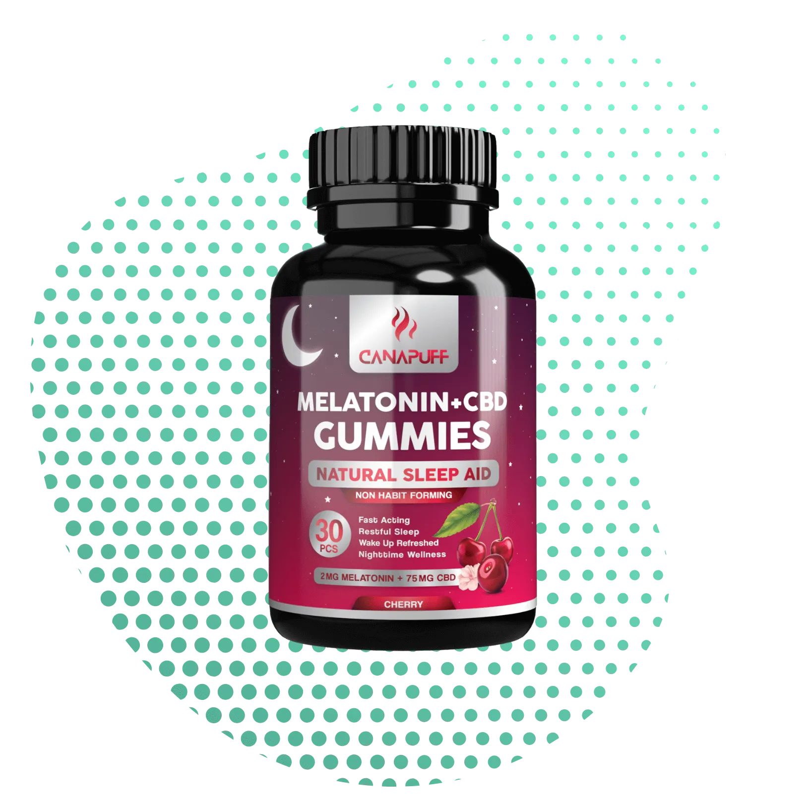 Melatonin+CBD Gummibärchen Kirsche - Image 13