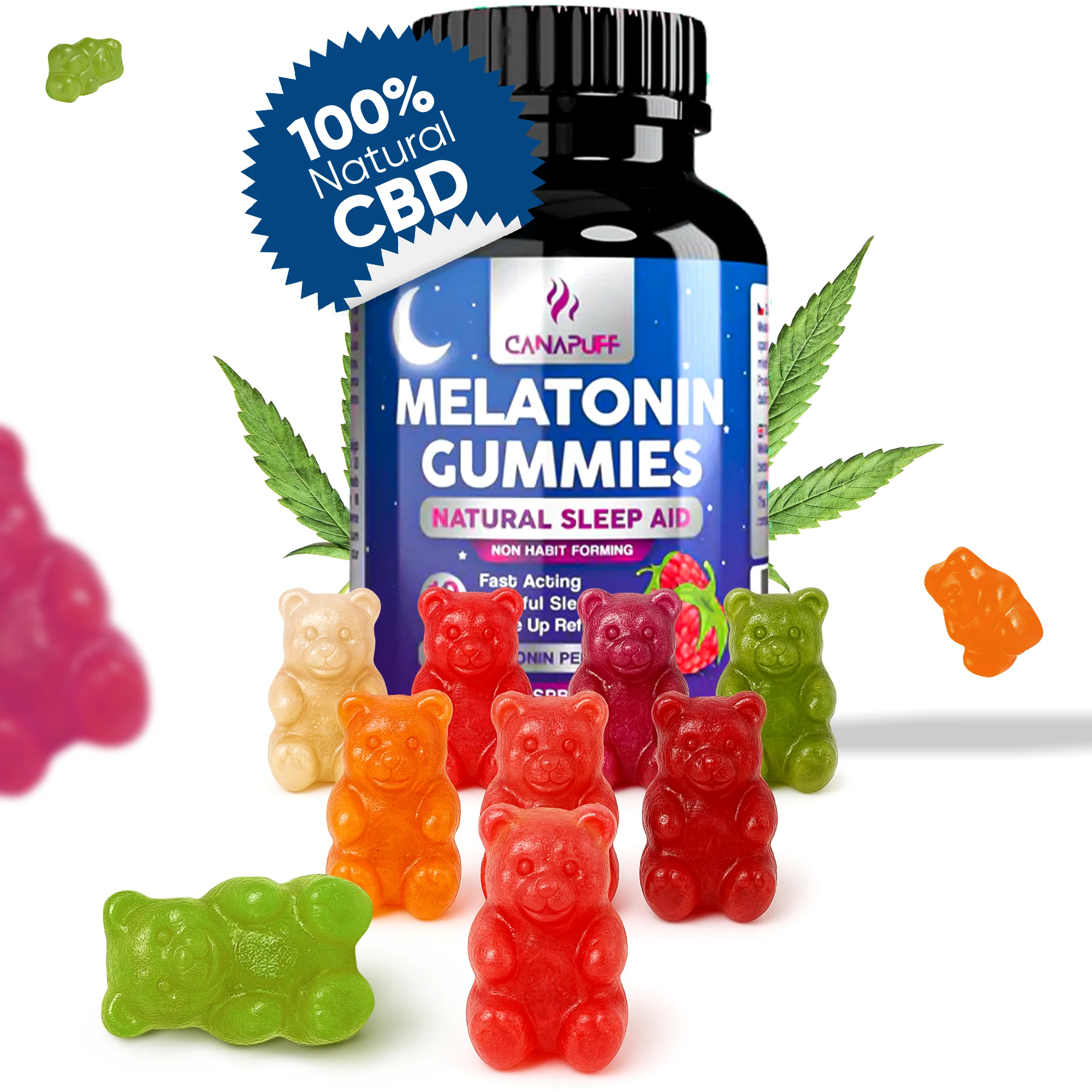 Melatonin Gummibärchen Himbeere - Image 3