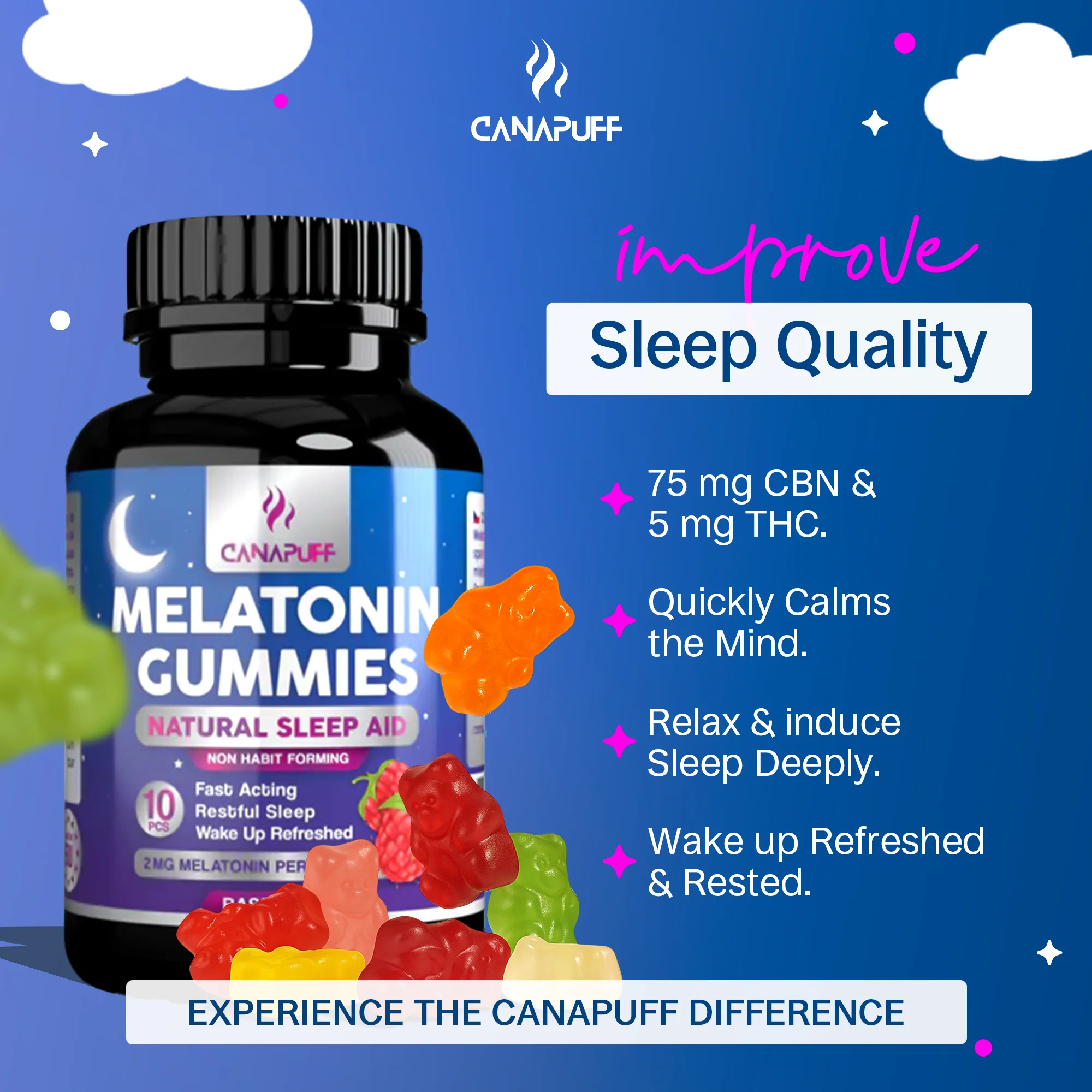 Melatonin Gummibärchen Himbeere - Image 4