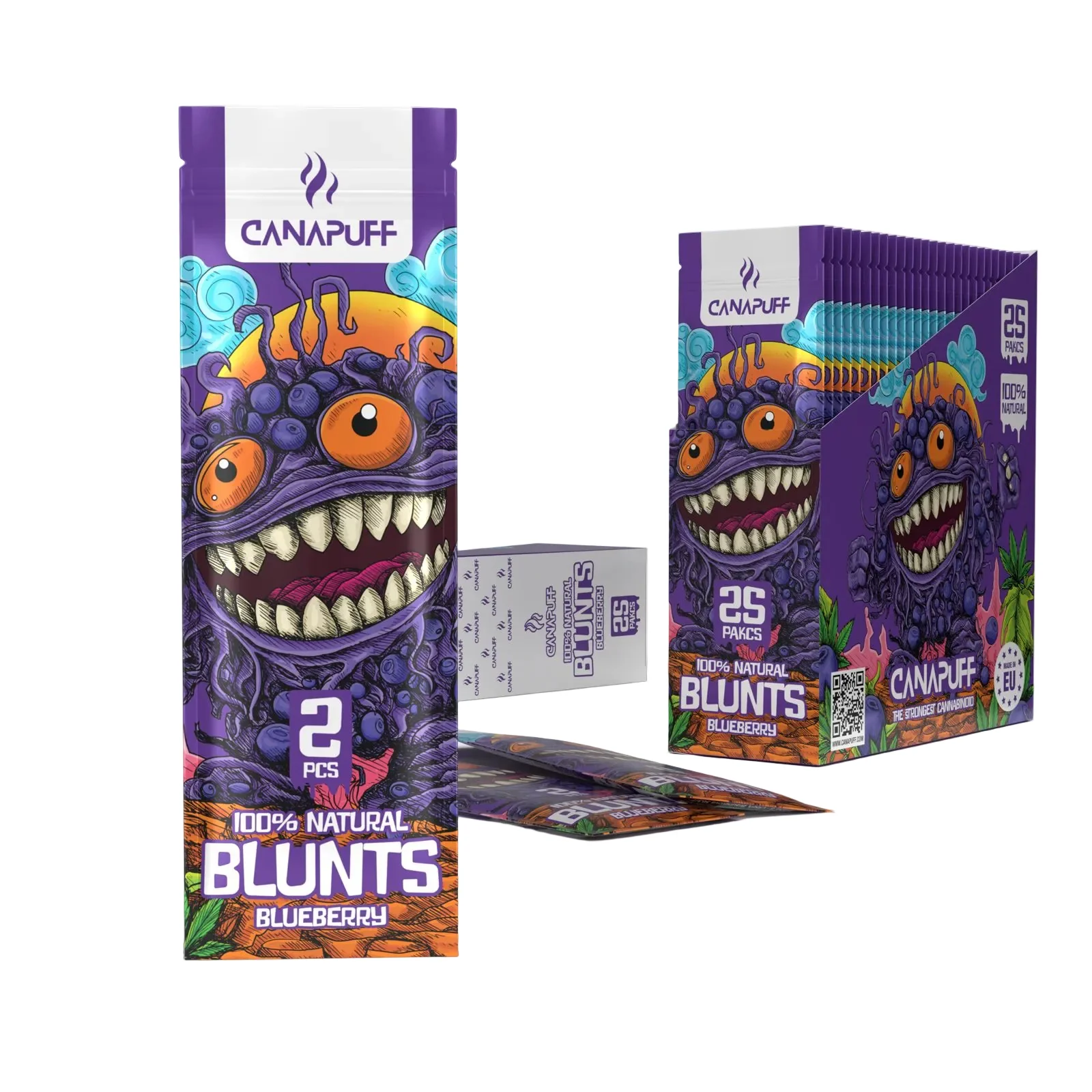 Blunt Wrap Rolls – Blaubeere - Image 2