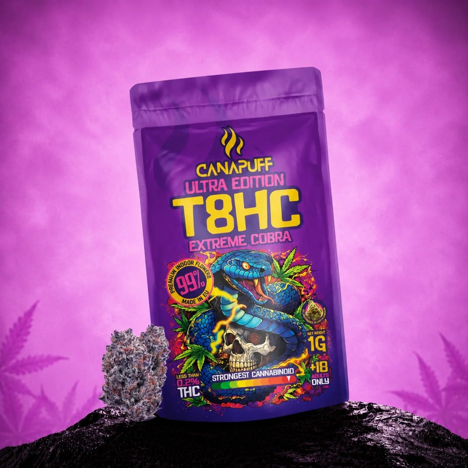 T8HC Blüten Extreme Cobra 99%