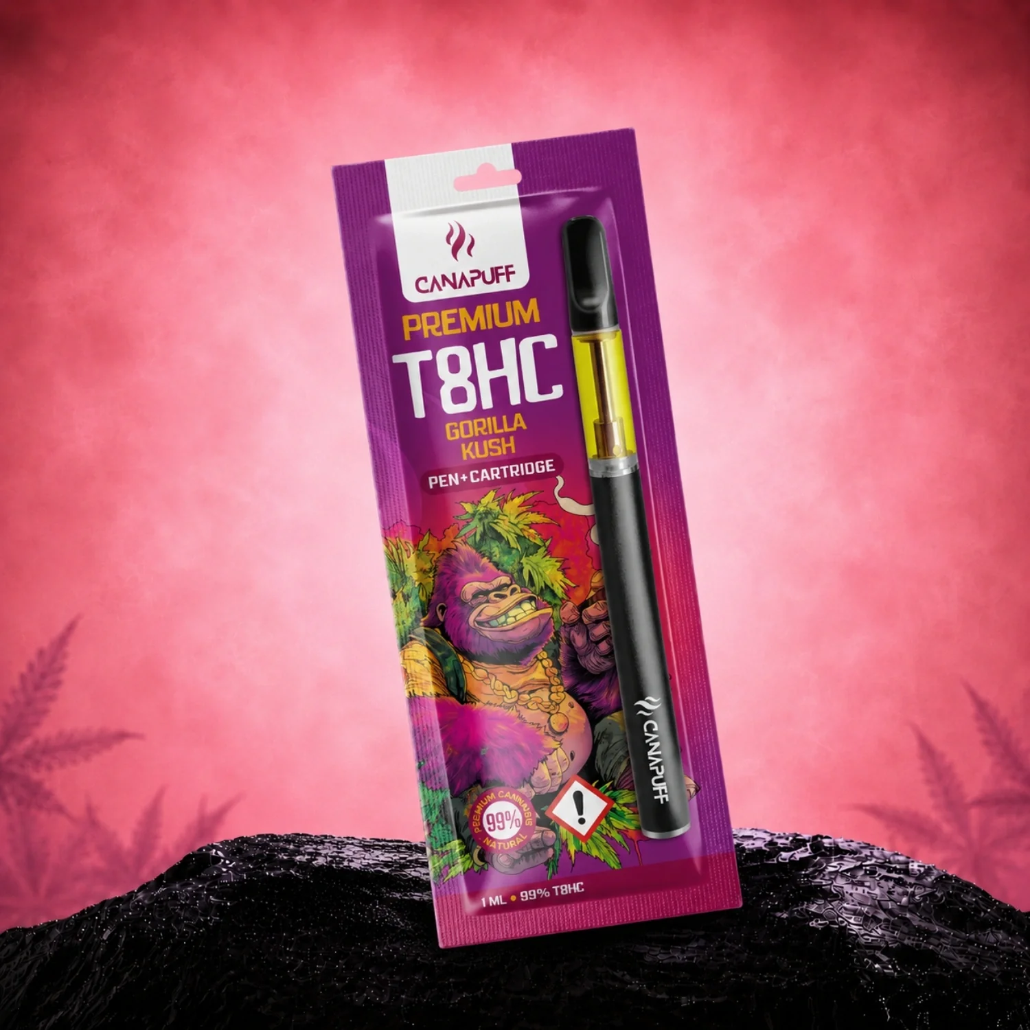 T8HC Pen+Kartusche Gorilla Kush 99%