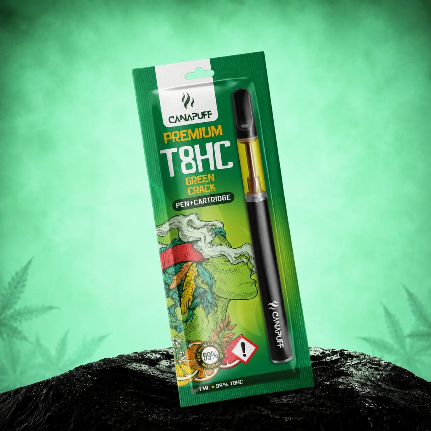 T8HC Pen+Kartusche Green Crack 99%