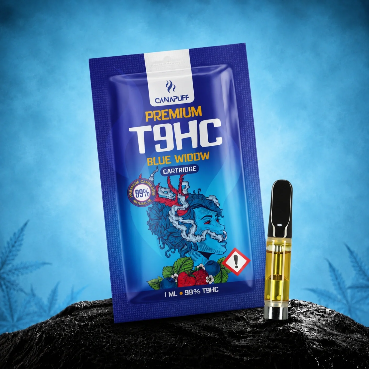 T9HC Kartusche Blue Widow 99%