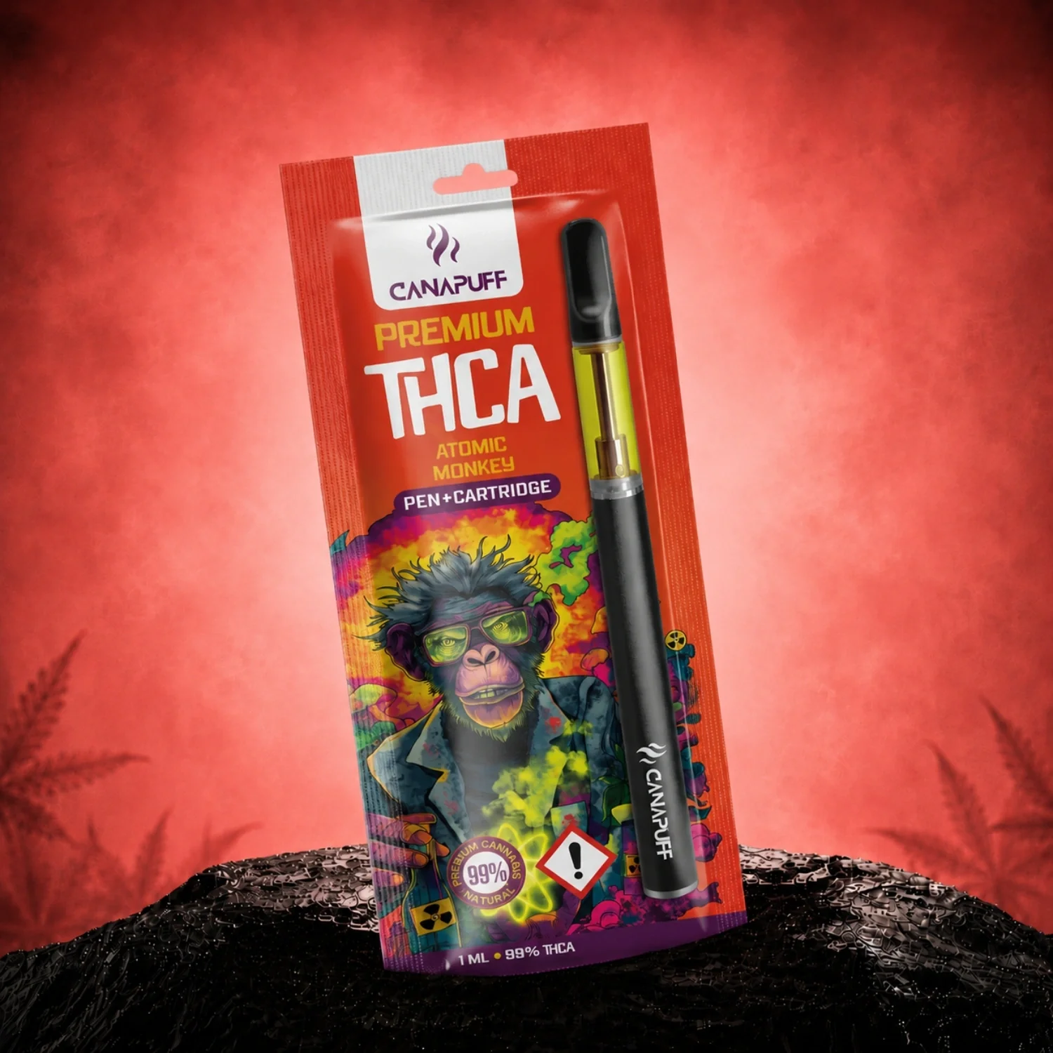 THCA Pen+Kartusche Atomic Monkey 99%