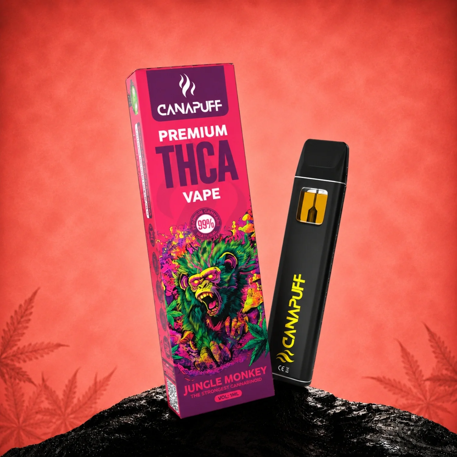 THCA Vape Jungle Monkey 99 % 1 ml